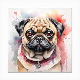 Pug Dog Canvas Print