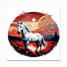 Horse In The Sky Canvas Print