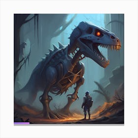 T - Rex Canvas Print