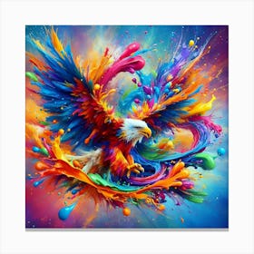 Colorful Eagle 1 Canvas Print