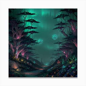 Forest Path Canvas Print