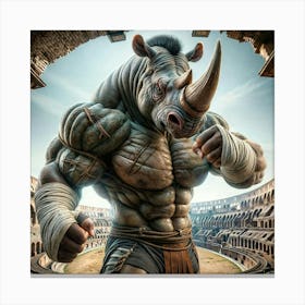 Rhinoceros Canvas Print