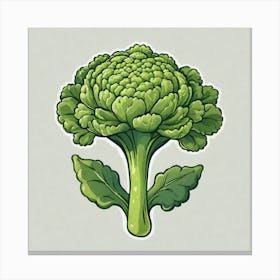 Floret Of Broccoli 2 Canvas Print