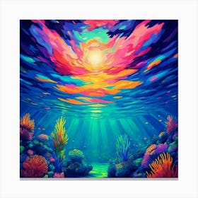 Under The Sea Canvas Print