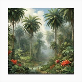 Tropical Jungle Canvas Print