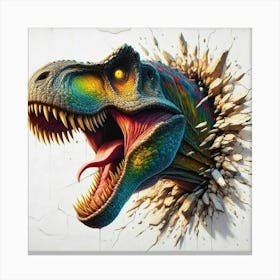 Dinosaur T - Rex Canvas Print