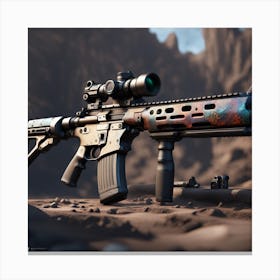 Ar-15 Canvas Print