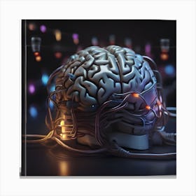 Brain Canvas Art Canvas Print