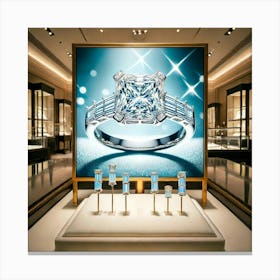 Diamond Ring 1 Canvas Print