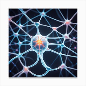 Neuron - 3d Illustration 1 Canvas Print