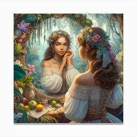 magic mirror Canvas Print