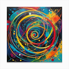Spiral Painting Canvas Print