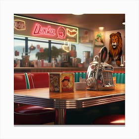 Diner Diner Canvas Print