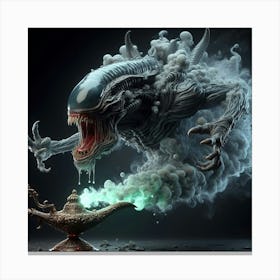 Alien Art Canvas Print