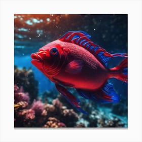 Red Fish Canvas Print