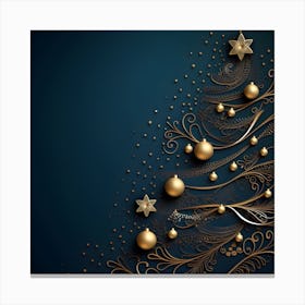 Christmas Tree Background 12 Canvas Print