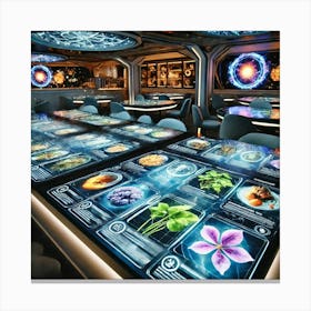 Interactive Tabletops Projections Canvas Print