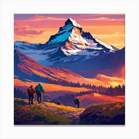 Mountaineering Canvas Print