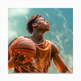 Basketball Player 3 Canvas Print