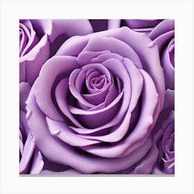 Purple Roses 28 Canvas Print
