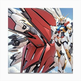 Gundam 00 Canvas Print