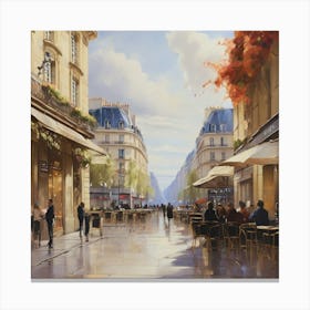 Paris Street.5 Canvas Print