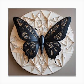 Butterfly Origami Canvas Print