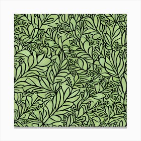 Leaf pattern Canvas Print