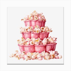 Pink Popcorn 13 Canvas Print