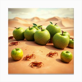 Landscape Apples Canvas Print