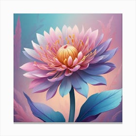 Lotus Flower 1 Canvas Print