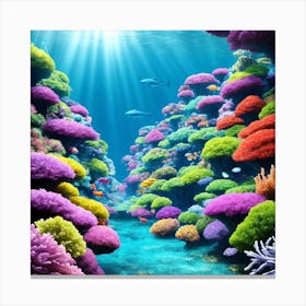 Coral Reef Canvas Print