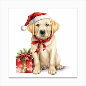 Christmas Labrador Retriever Canvas Print