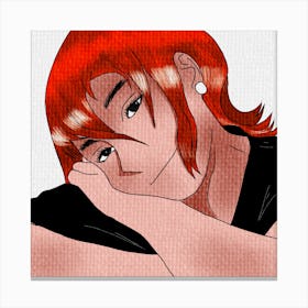 Anime portrait Canvas Print