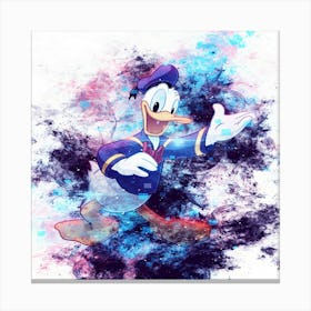 Donald Duck Canvas Print