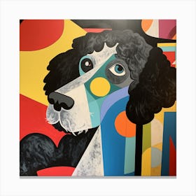 Abstract Dog 3 Canvas Print