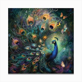 Best Peacock Canvas Print