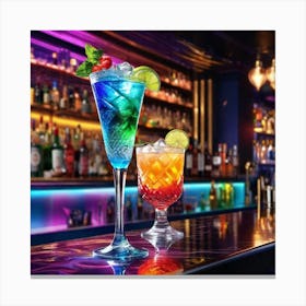 Cocktail Bar 2 Canvas Print