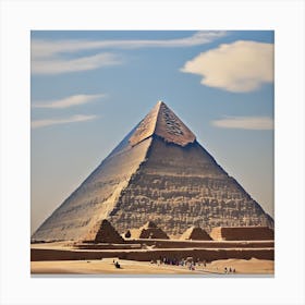 Pyramids Egypt Giza Canvas Print