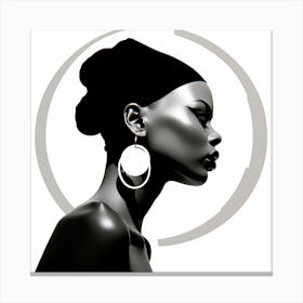 Portrait Of An African Woman Canvas Print