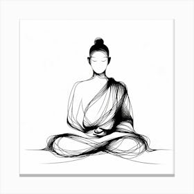 Buddha In Meditation 2 Canvas Print