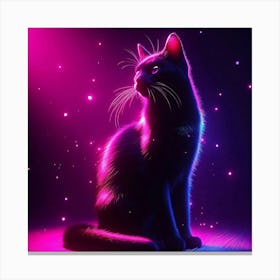 Feline Creative Cat Illustration 89 1 Canvas Print