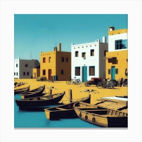 Boghé, Mauritania. Vintage Canvas Print