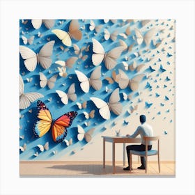 Butterflies 1 Canvas Print