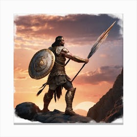 Sparta Warrior 1 Canvas Print