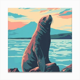 Sea Lion Canvas Print