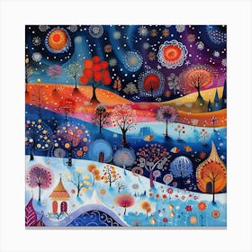 Winter Landscape Canvas Print