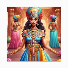 Egyptian Princess Canvas Print