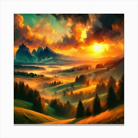 Enchanted Horizon 17 Canvas Print