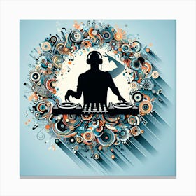 Abstract Dj Canvas Print